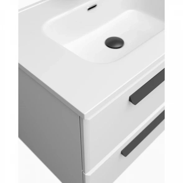 Тумба под раковину Cezares Eco ECO-CER-N-1400-4C-SO-2-BL 140 см, подвесная, Bianco Lucido