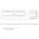 Тумба под раковину Cezares Eco ECO-CER-N-1400-4C-SO-2-BL 140 см, подвесная, Bianco Lucido