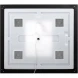 Зеркало BelBagno Kraft SPC-KRAFT-1400-800-LED-TCH-WARM-NERO 140x80 см, с LED-подсветкой, сенсорным выключателем, антизапотеванием, черный