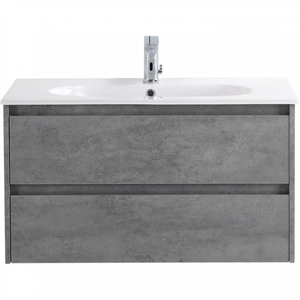 Тумба Cemento Grigio 100 см BelBagno Kraft KRAFT-1000-2C-SO-CG