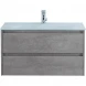 Тумба Cemento Grigio 100 см BelBagno Kraft KRAFT-1000-2C-SO-CG