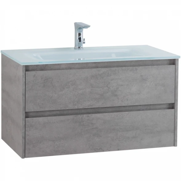 Тумба Cemento Grigio 100 см BelBagno Kraft KRAFT-1000-2C-SO-CG