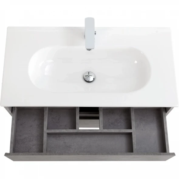 Тумба Cemento Grigio 100 см BelBagno Kraft KRAFT-1000-2C-SO-CG