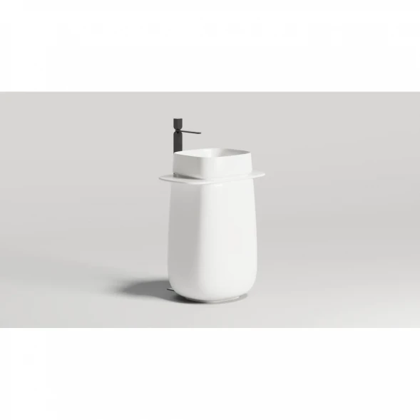 Раковина Salini S-Sense Oriente Totem 1303101G  70x49 см, напольная, белый глянец