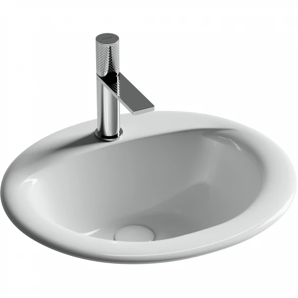Раковина Ceramica Nova Sun CN6080 51,5x45,5 см, встраиваемая сверху, белый