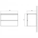 Раковина 90x46 см BelBagno Energia BB1490L