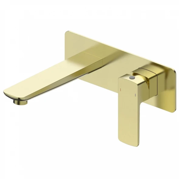 Смеситель для раковины Wonzon &amp; Woghand Edge WW-88869003-BG встраиваемый, золотой матовый