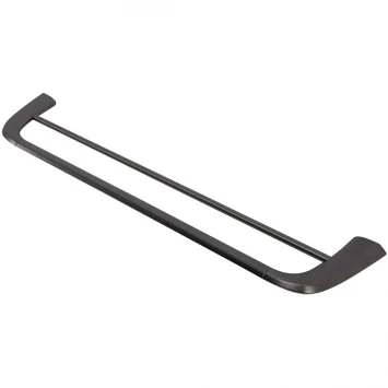 Полотенцедержатель Cezares Liner LINER-THD-60-GM 60 см, двойной, оружейная сталь