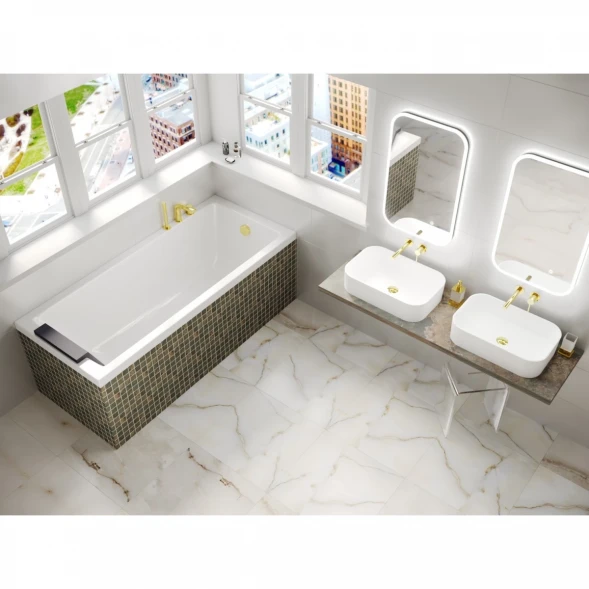 Акриловая ванна 159,5x70 см Whitecross Wave 0101.160070.100