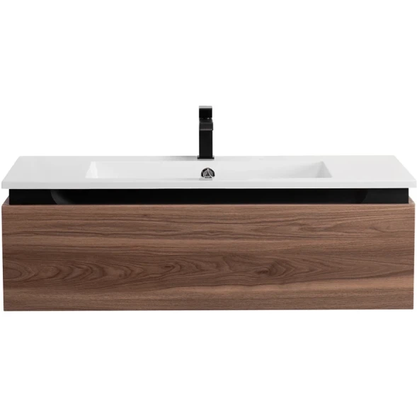 Тумба под раковину Cezares Slider SLIDER-1000-1C-SO-NA-P 99,8 см, подвесная, орех дымчатый