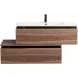Тумба под раковину Cezares Slider SLIDER-1000-1C-SO-NA-P 99,8 см, подвесная, орех дымчатый