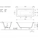 Ванна чугунная Vinsent Veron Concept VCO1507042H/VH0015GD 150x70 см, с ручками, белый