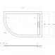 Душевой поддон из литьевого мрамора 120x80 см Cezares TRAY-AS-RH-120/80-30-W-R