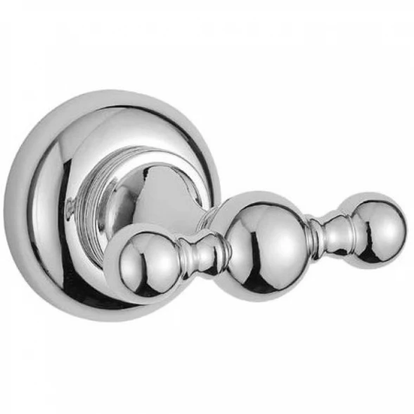 Крючок Cezares Aphrodite APHRODITE-DHK2-01-M двойной, для ванны, хром