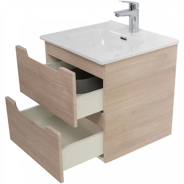 Тумба под раковину BelBagno Etna ETNA-500-2C-SO-RG 49,6 см, подвесная, Rovere Grigio