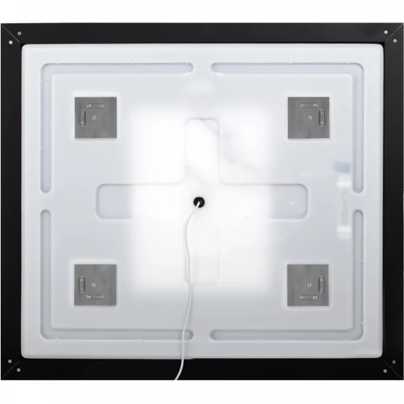Зеркало BelBagno Kraft SPC-KRAFT-500-800-LED-TCH-WARM-NERO 50x80 см, с LED-подсветкой, сенсорным выключателем, антизапотеванием, черный