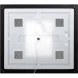 Зеркало BelBagno Kraft SPC-KRAFT-500-800-LED-TCH-WARM-NERO 50x80 см, с LED-подсветкой, сенсорным выключателем, антизапотеванием, черный