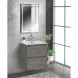 Зеркало BelBagno Kraft SPC-KRAFT-500-800-LED-TCH-WARM-NERO 50x80 см, с LED-подсветкой, сенсорным выключателем, антизапотеванием, черный