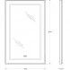 Зеркало BelBagno Kraft SPC-KRAFT-500-800-LED-TCH-WARM-NERO 50x80 см, с LED-подсветкой, сенсорным выключателем, антизапотеванием, черный