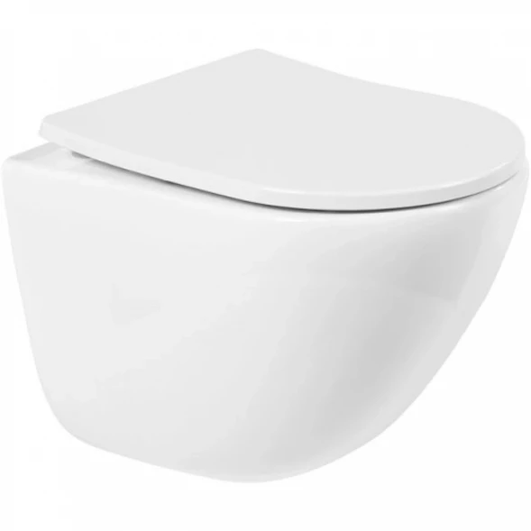 Унитаз подвесной BelBagno Amanda BB051CHR безободковый, белый