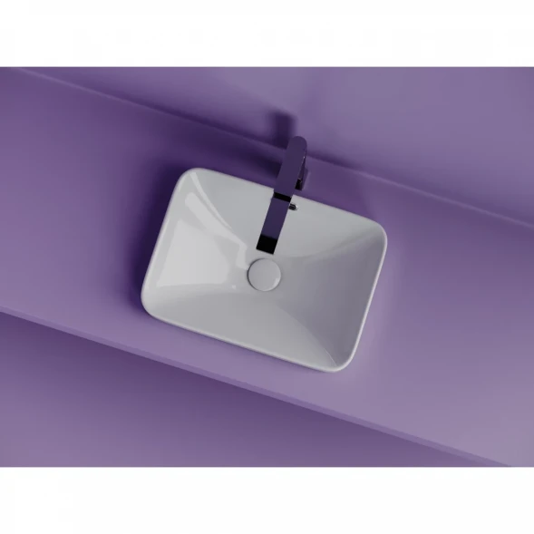 Раковина Ceramica Nova Element CN6078 46x33 см, встраиваемая сверху, белый