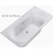 Ванна из литьевого мрамора Astra-Form Прима Solid Surface 01010079 185x90 см, отдельностоящая, белый матовый