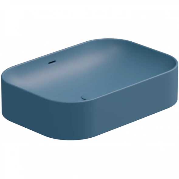 Раковина-чаша GSG Easy EALAVTP60027 60x42 см, накладная, синий матовый