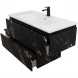 Тумба Cezares Slider SLIDER-1000-1C-PI-NF-P 100 см, напольная, черный фьюжн