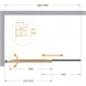 Шторка на ванну Cezares Slider SLIDER-VF-11-90/150-P-Cr 89 см, профиль хром, стекло текстурное