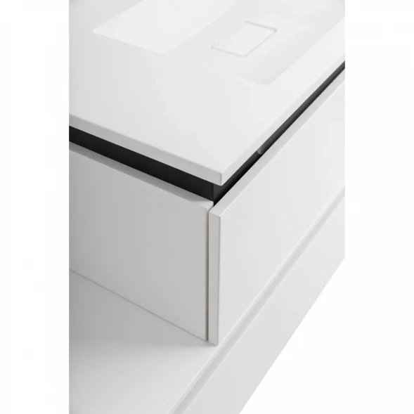 Тумба под раковину Cezares Slider SLIDER-1000-1C-SO-BO 99,8 см, подвесная, Bianco Opaco