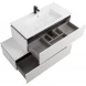 Тумба под раковину Cezares Slider SLIDER-1000-1C-SO-BO 99,8 см, подвесная, Bianco Opaco