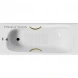 Ванна чугунная Vinsent Veron Concept VCO1507042H/VH0015GD-AS 150x70 см, с ручками, антискользящим покрытием, белый