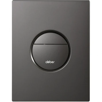 Кнопка смыва Abber AC0126NG для инсталляции, оружейная сталь матовый