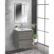Зеркало BelBagno Kraft SPC-KRAFT-500-800-LED-TCH-WARM 50x80 см, с LED-подсветкой, сенсорным выключателем, антизапотеванием, алюминий