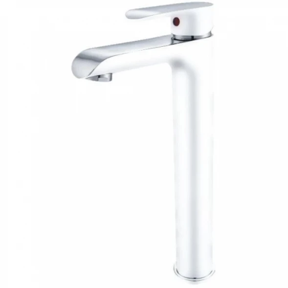 Смеситель для раковины Grocenberg GB3010WC хром/белый