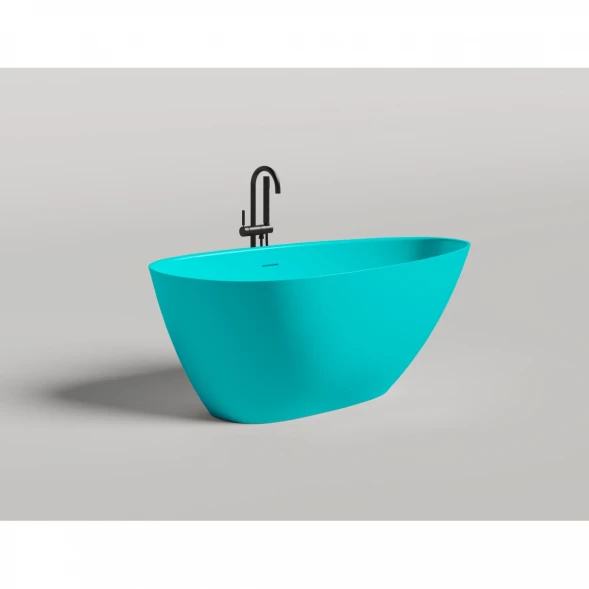 Ванна из литьевого мрамора Salini S-Sense Paola 1015104GF 172x82,5 см, отдельностоящая, покраска по RAL глянец полностью