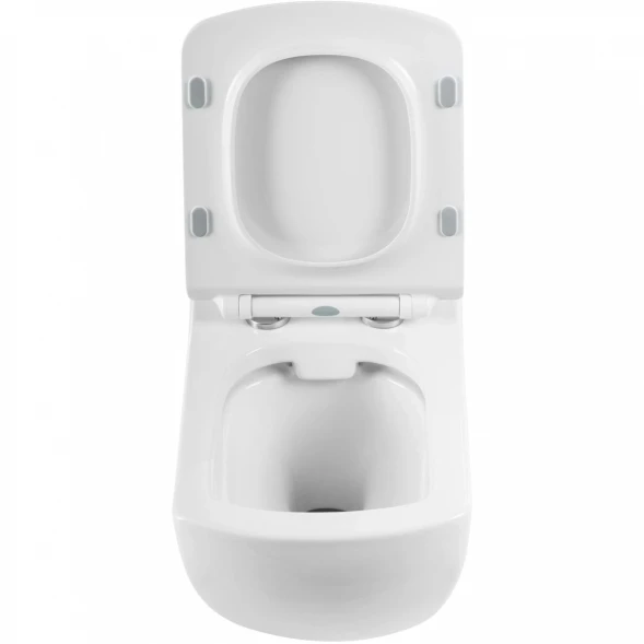 Унитаз подвесной BelBagno Carina BB514CHR безободковый, белый