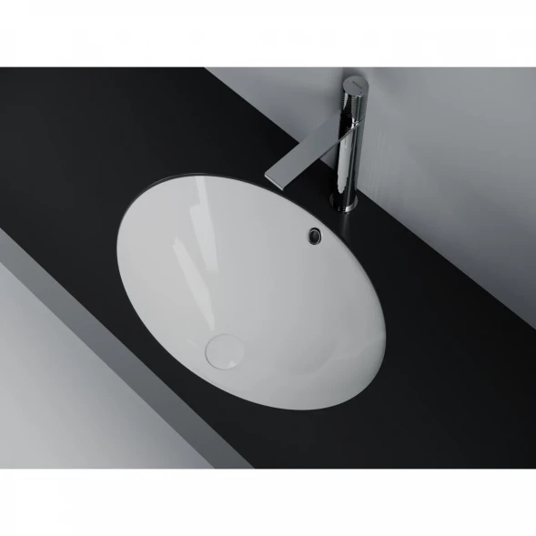 Раковина Ceramica Nova Era CN6081 61,5x43,5 см, встраиваемая снизу, белый