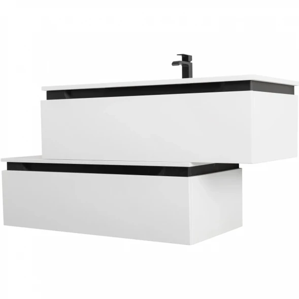 Тумба Cezares Slider SLIDER-1000-1C-PI-BO 100 см, напольная, Bianco Opaco