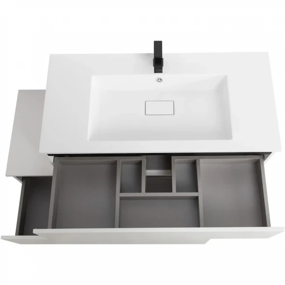 Тумба Cezares Slider SLIDER-1000-1C-PI-BO 100 см, напольная, Bianco Opaco