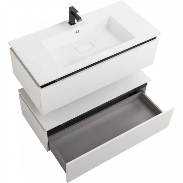 Тумба Cezares Slider SLIDER-1000-1C-PI-BO 100 см, напольная, Bianco Opaco