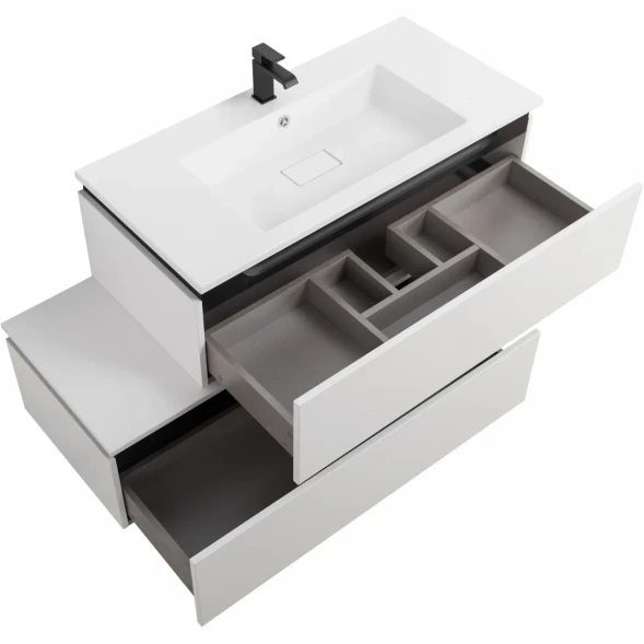 Тумба Cezares Slider SLIDER-1000-1C-PI-BO 100 см, напольная, Bianco Opaco
