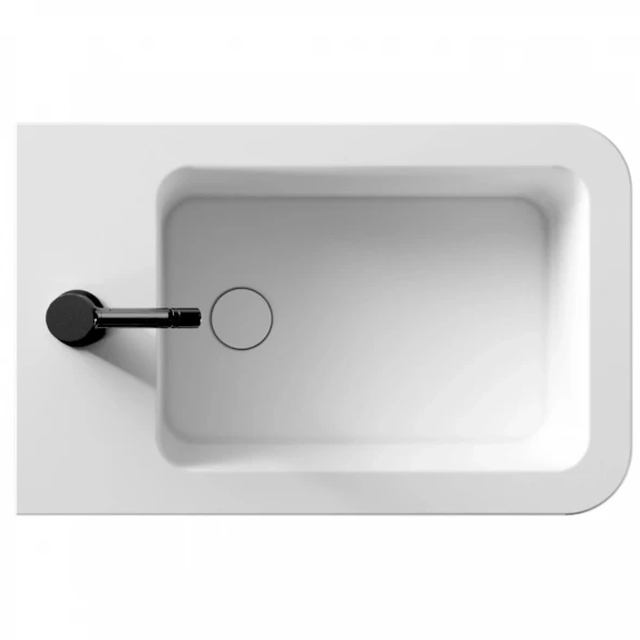 Биде подвесное Alice Hide Square 31220109 белый матовый