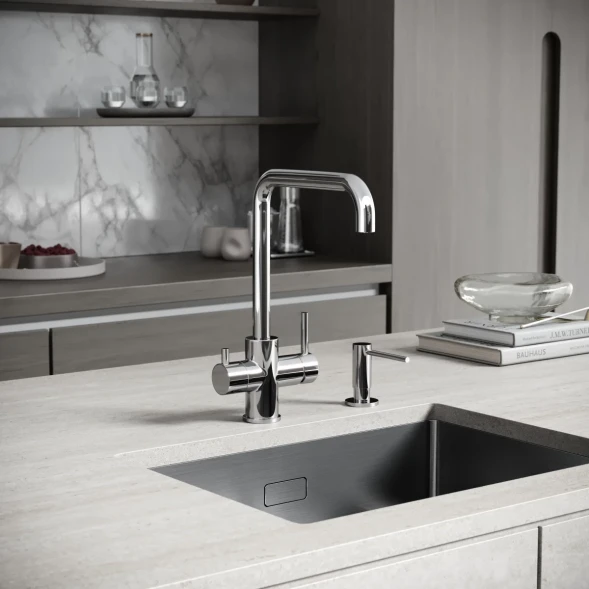 Смеситель для кухни Sancos Vela SC4013CH с подключением к фильтру, хром