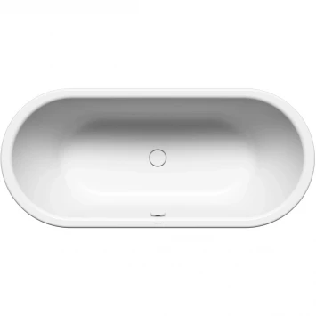 Ванна стальная Kaldewei Centro Duo Oval 128 282830003001 180x80 см, с антискользящим и водоотталкивающим покрытием, альпийский белый