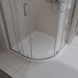 Душевой поддон BelBagno Uno TRAY-MR-UNO-R-90-550-35-W-BO 90x90 см, из литьевого мрамора, четверть круга, белый