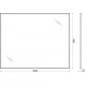 Зеркало 100x80 см BelBagno SPC-AL-1000-800