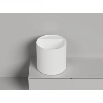 Раковина-чаша Salini S-Stone Armonia Round Top 03 130423TM 45x45 см, накладная, белый матовый
