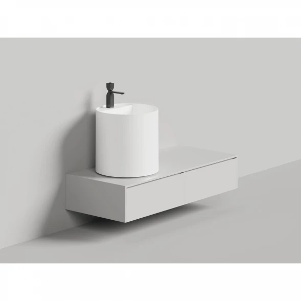 Раковина-чаша Salini S-Stone Armonia Round Top 03 130423TM 45x45 см, накладная, белый матовый