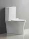 Чаша напольного безободкового унитаза BelBagno Ancona BB1224CPR-P